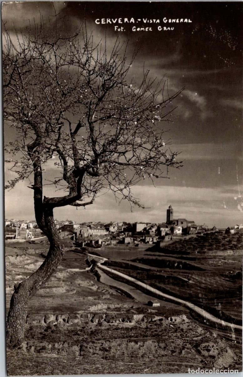 Postales: Cervera - Vista general - Fotogr&aacute;fica - Foto G&oacute;mez Grau - 133x86mm