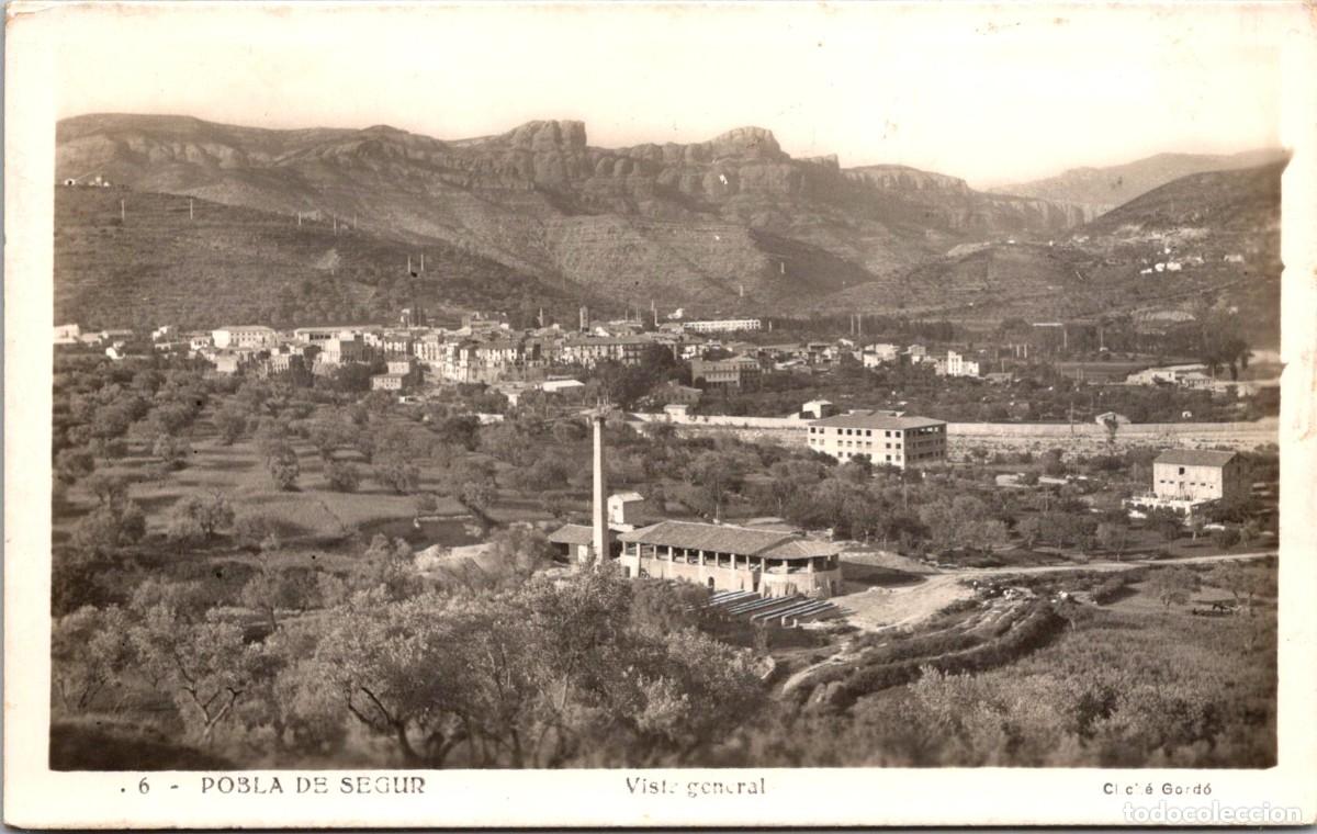Postales: Pobla de Segur - Vista general - Clich&eacute; Gord&oacute; 6 - 142x89mm - In&eacute;dita en Todocolecci&oacute;n