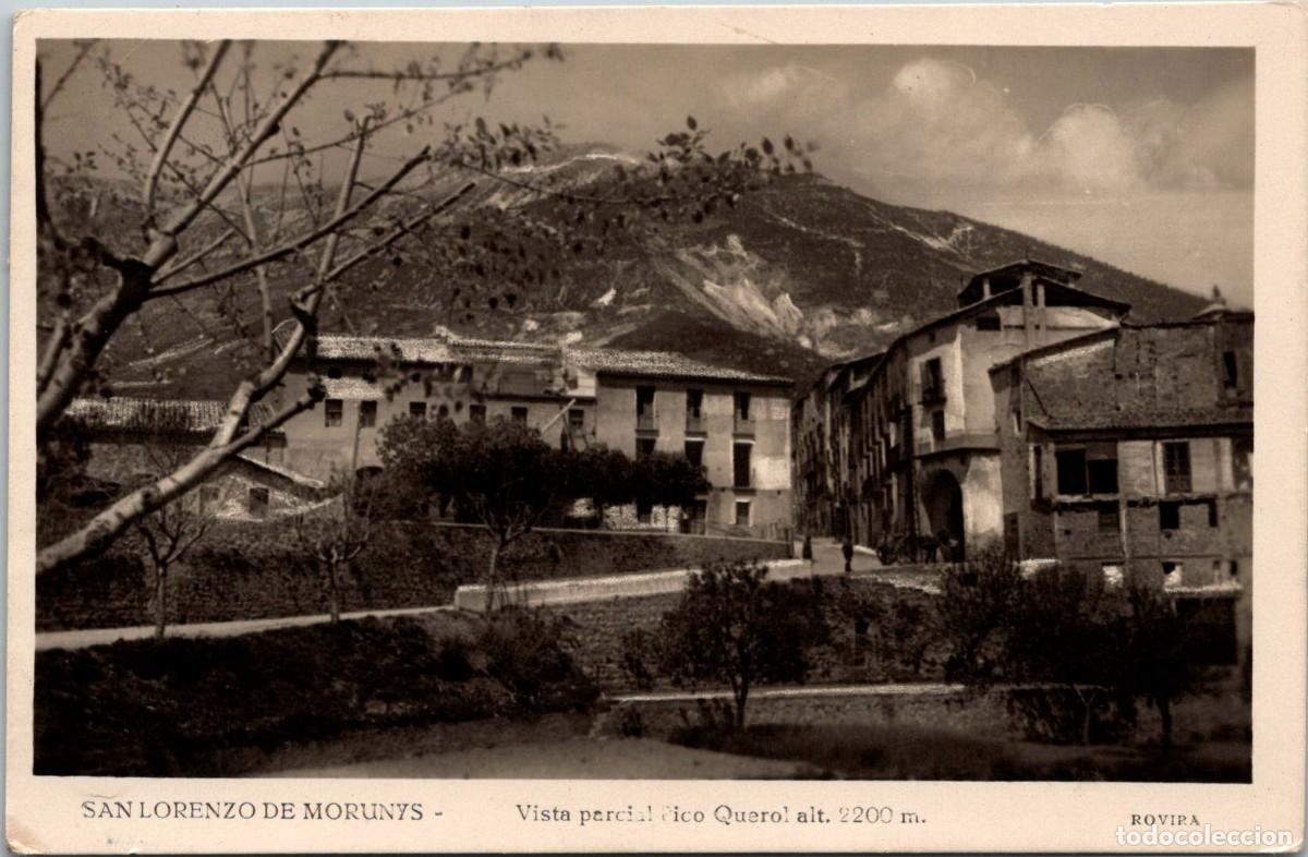 Postales: San Lorenzo de Morunys - Vista parcial Pico Querol - Rovira - 141x91mm