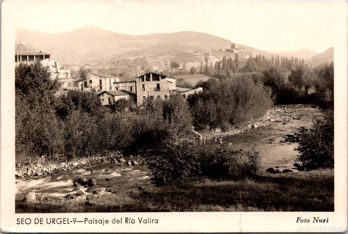 Postales: Seo de Urgel - Paisaje del R&iacute;o Valira - Foto Nuri 9 - 140x94mm