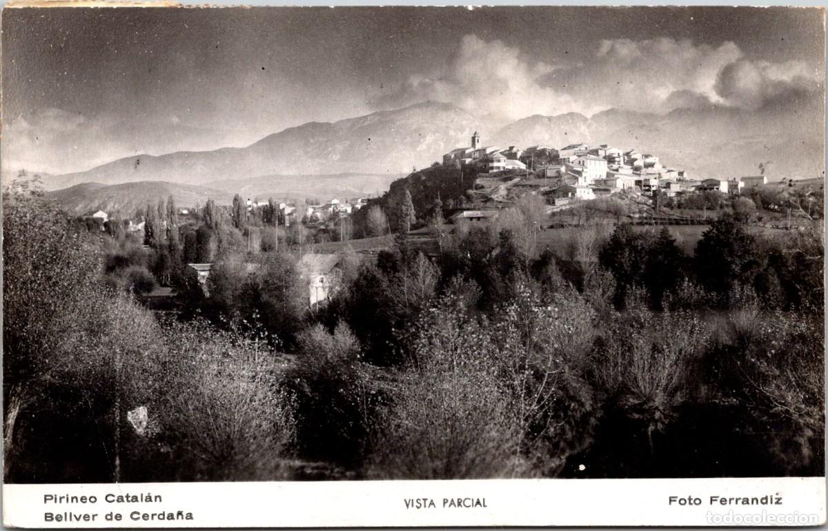 Postales: Bellver de Cerda&ntilde;a - Vista parcial - Foto Ferr&aacute;ndiz - 140x89mm