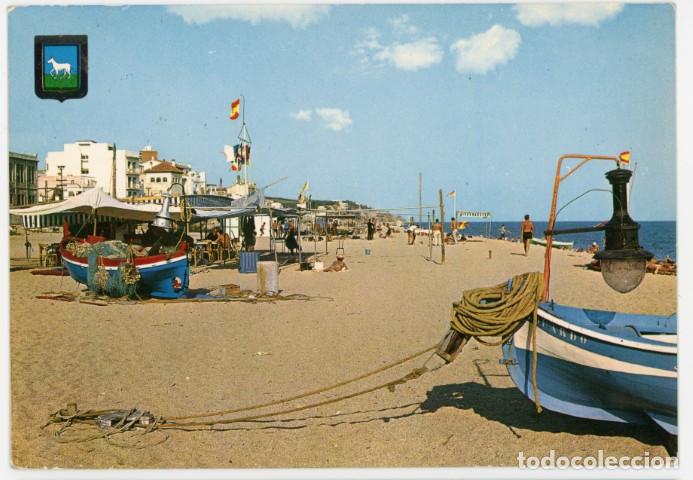 Postales: m11919 Canet De Mar Playa 1966 Escudo De Oro N&ordm;2558 circulada