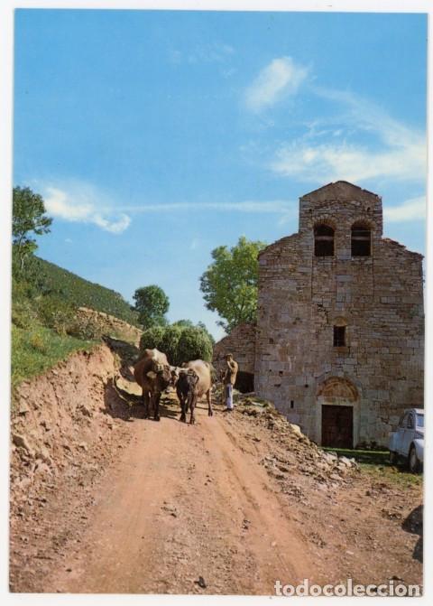 Postales: m11936 Sant Marti D'ogassa Esglesia Romanica 1979 Albo N&ordm;1266 sc pastor bueyes 2cv