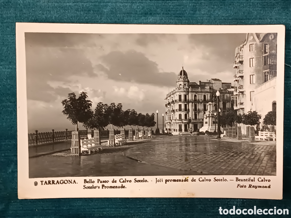 Postales: 9 TARRAGONA. Bello Paseo de Calvo Sotelo