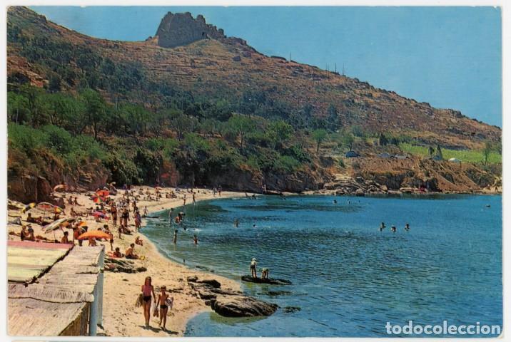 Postales: m11944 Roses Contraluz En La Playa Dels Palangrers Ubach N&ordm;1148 circulada