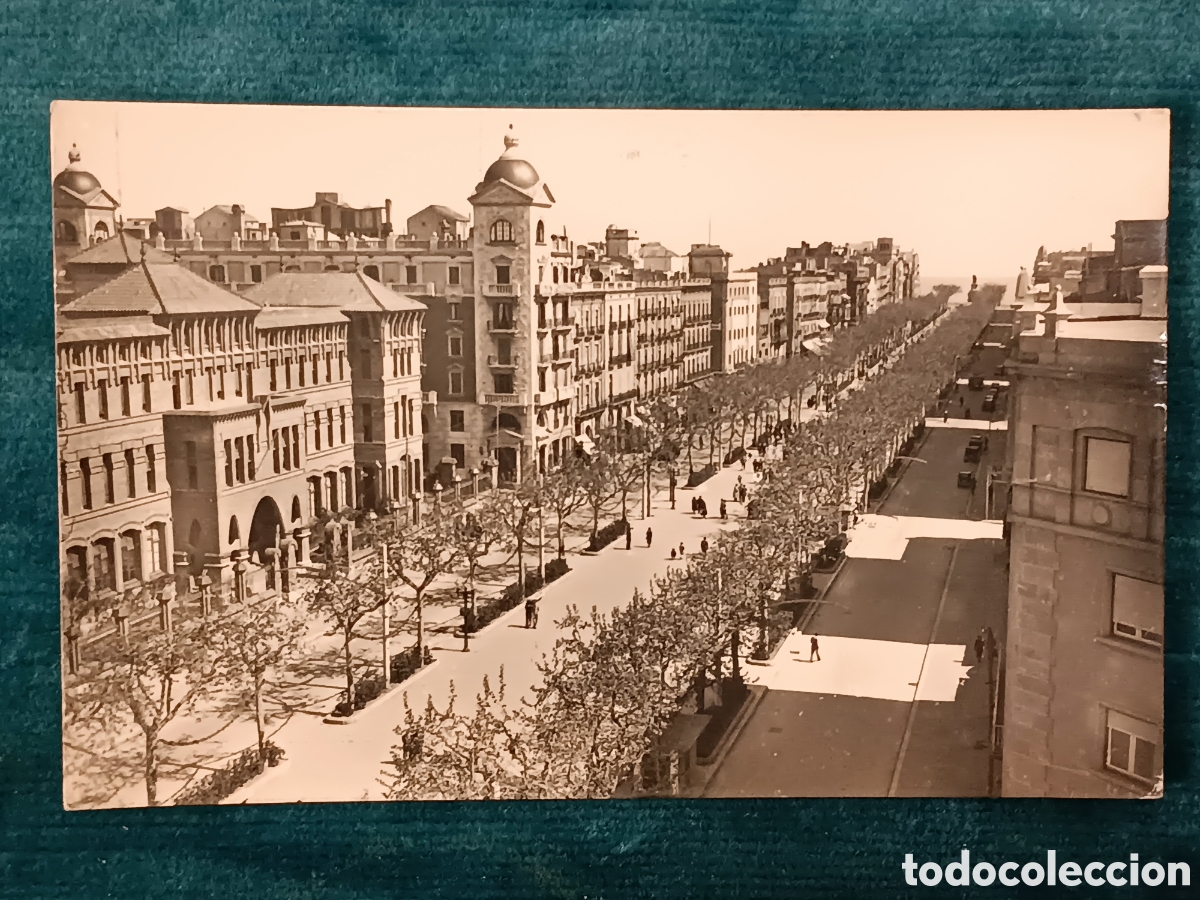 Postales: TARRAGONA 61. Ramblas: al fondo, Balc&oacute;n del Mediterr&aacute;neo