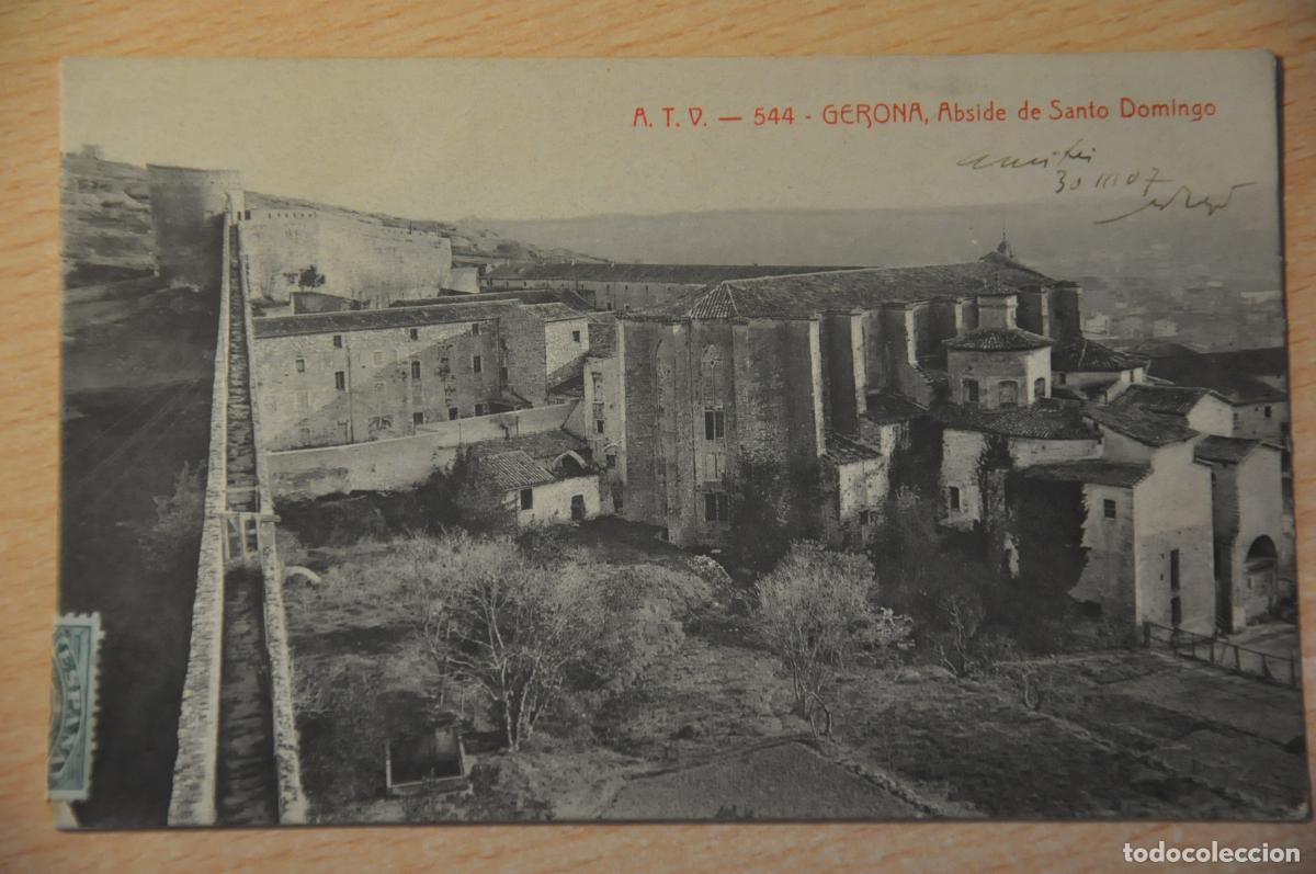 Postales: postal gerona, abside de santo domingo atv 544