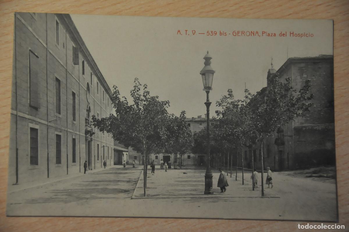 Postales: postal gerona, plaza del ospicio atv 539 bis