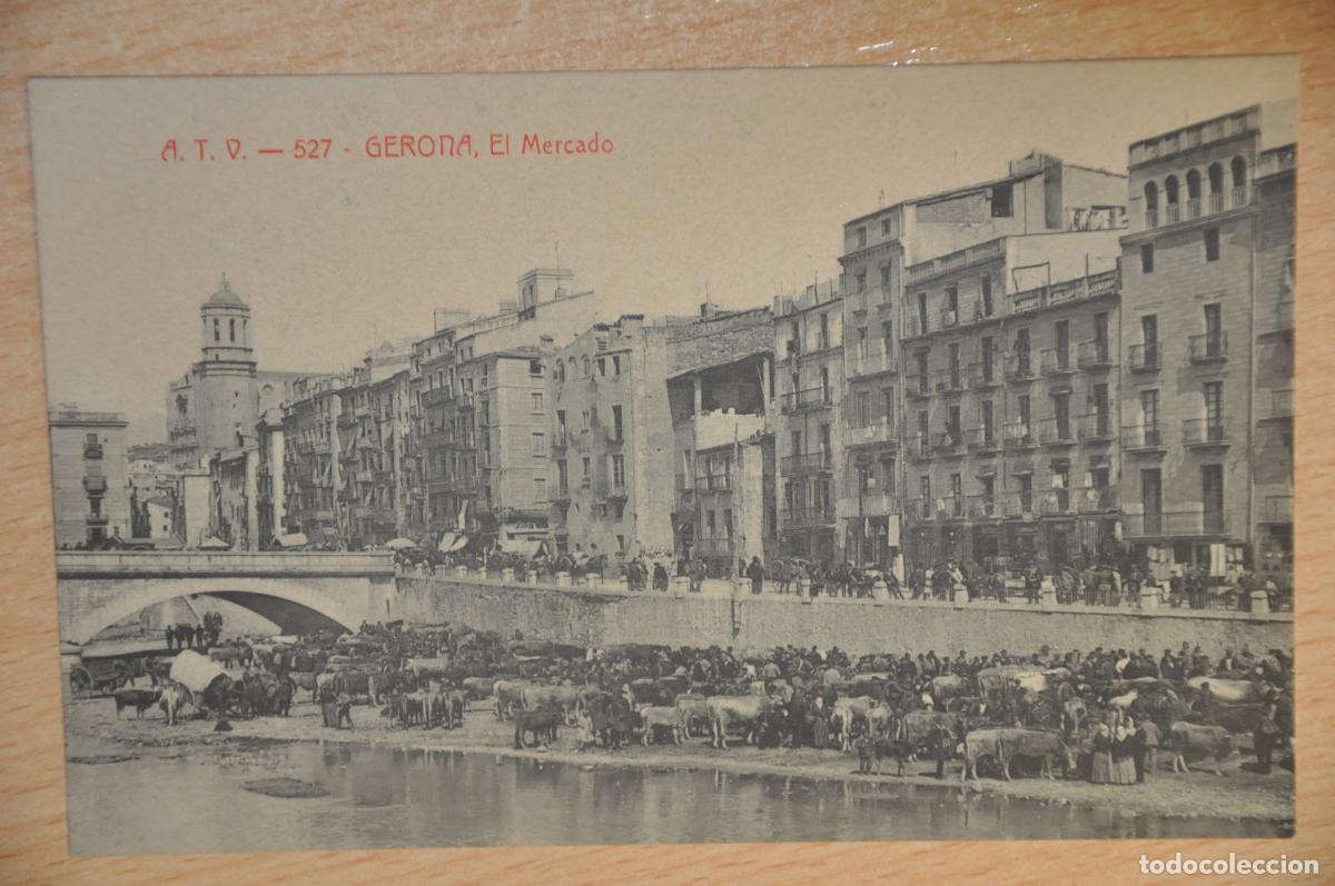 Postales: postal gerona, el mercado atv 527