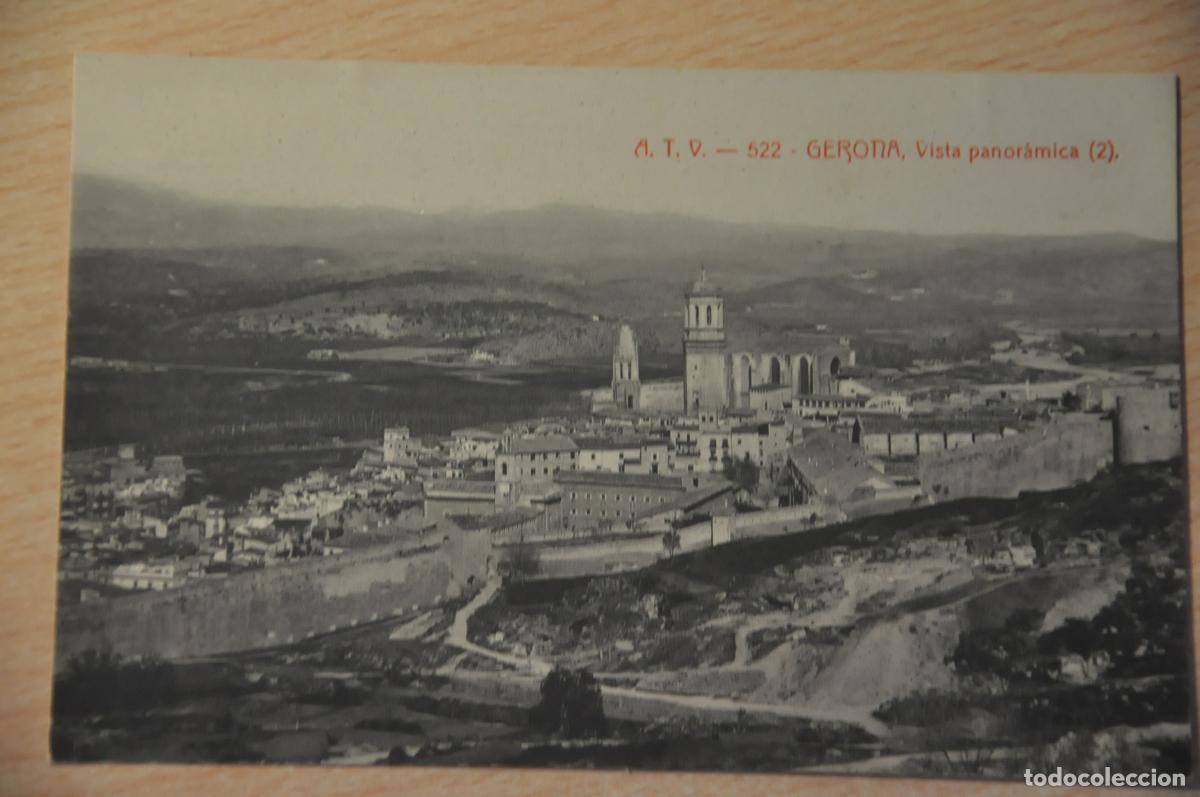 Postales: postal gerona, vista panoramica 2 atv 522