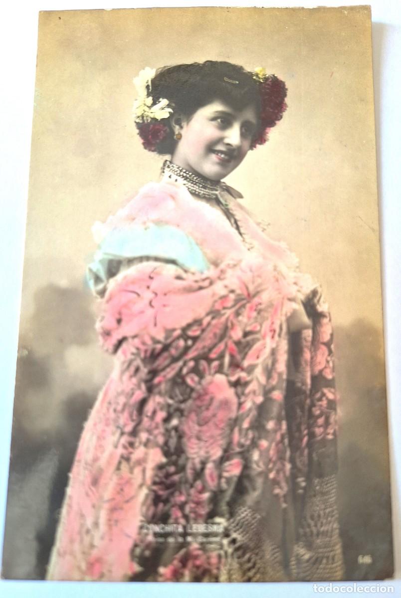 Postales: POSTAL MUY ANTIGUA COLOR - VESTIDOS EPOCA - MANUSCRITA EN 1907 - BUEN ESTADO