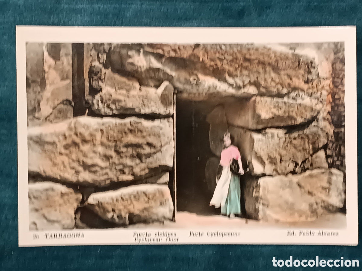 Postales: 26 TARRAGONA. Puerta cicl&oacute;pea.