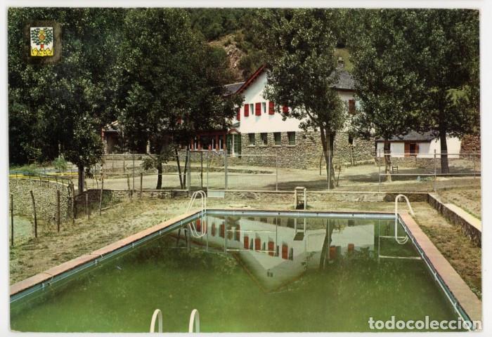 Postales: m11952 3836 Planoles Piscina Refugio Artigues 1968 Escudo De Oro N&ordm;1 circulada