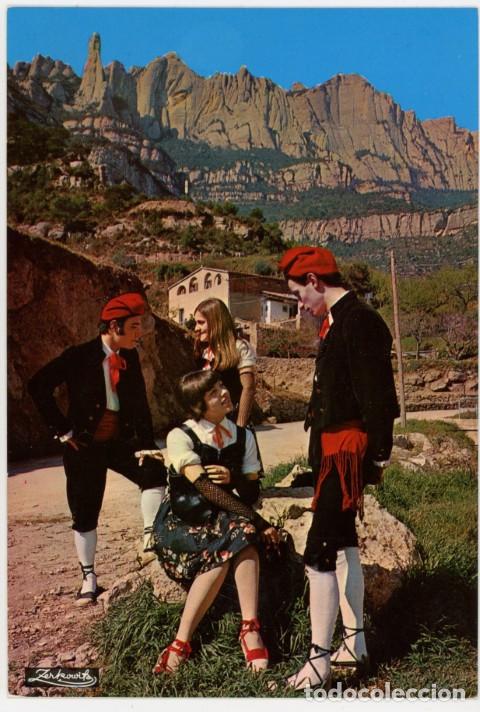 Postales: m11956 Montserrat Parejas Tipicas Catalanas 1970 Zerkowitz N&ordm;2339 sc