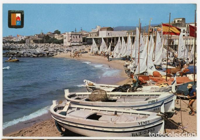 Postales: m11970 Vilassar De Mar Playa Detalle 1969 Escudo De Oro N&ordm;4586 sc
