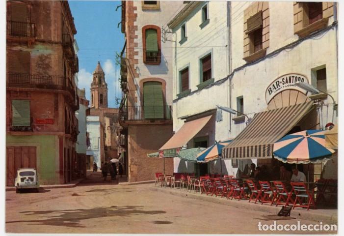 Postales: m11998 Torredembarra Plaza Generalisimo Calvo Sotelo Y J. Guell 1965 Raymond N&ordm;36 circulada seat 600