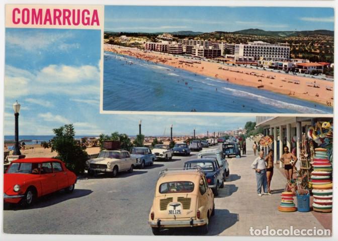 Postales: m12000 Comarruga Playa 1968 Raymond N&ordm;35 circulada seat 600 citroen ds