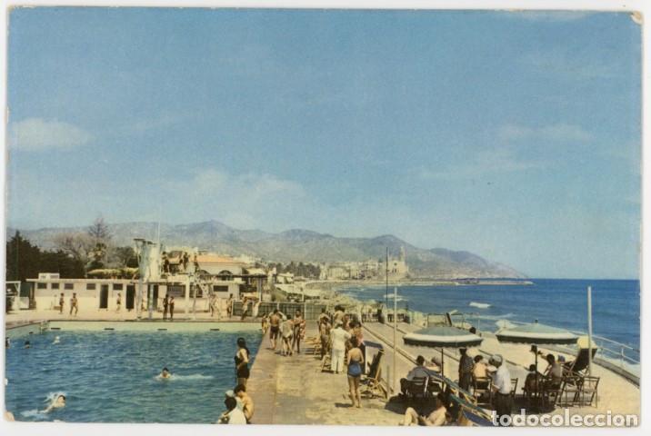 Postales: m12020 Sitges La Piscina Del Club De Mar Campa&ntilde;a N&ordm;272 circulada