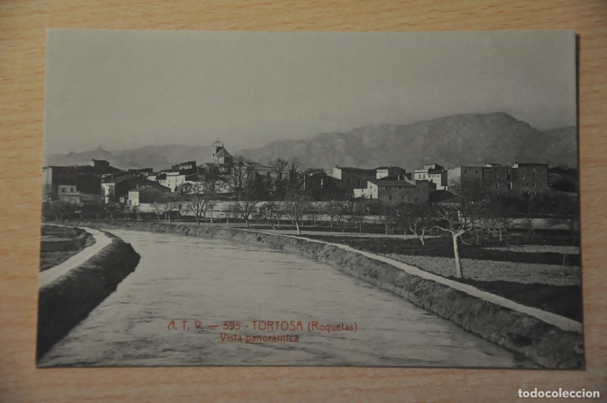 Postales: postal tortosa, roquetas vista panoramica atv 595