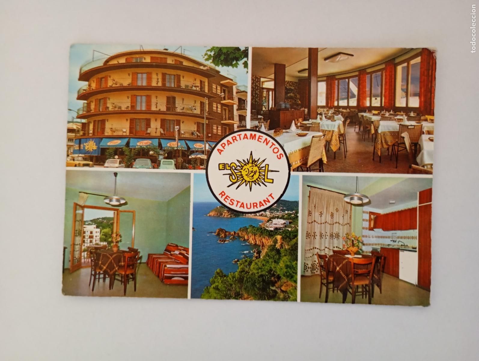 Postales: POSTAL APARTAMENTOS EL SOL. TOSSA DE MAR. TDKP29L