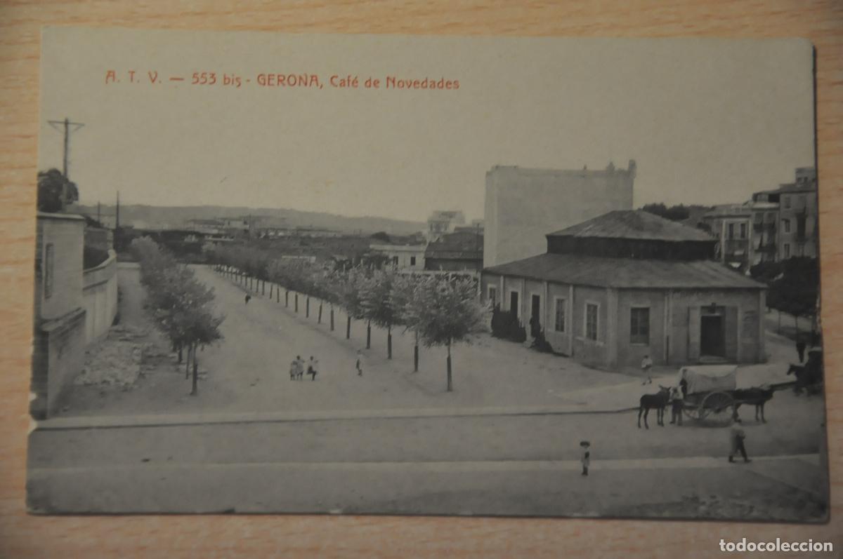 Postales: postal gerona, cafe de novedades atv 553 bis
