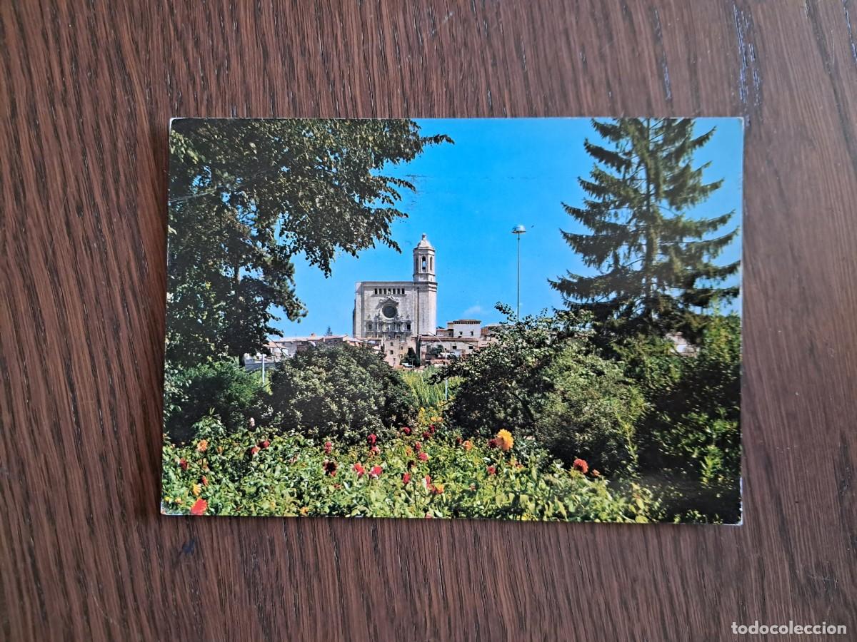 Postales: postal de Espa&ntilde;a, jardines de la Dehesa y la catedral, Gerona n&ordm; 31.