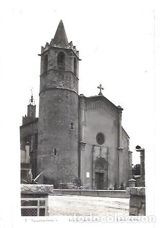 Postales: ANTIGUA POSTAL 1 PALAUTORDERA IGLESIA PARROQUIAL FOT A ALSINA