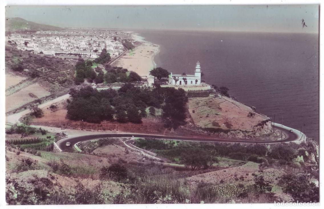 Postales: Calella (Barcelona): Faro y Vista General. E. M. No circulada (A&ntilde;os 50)