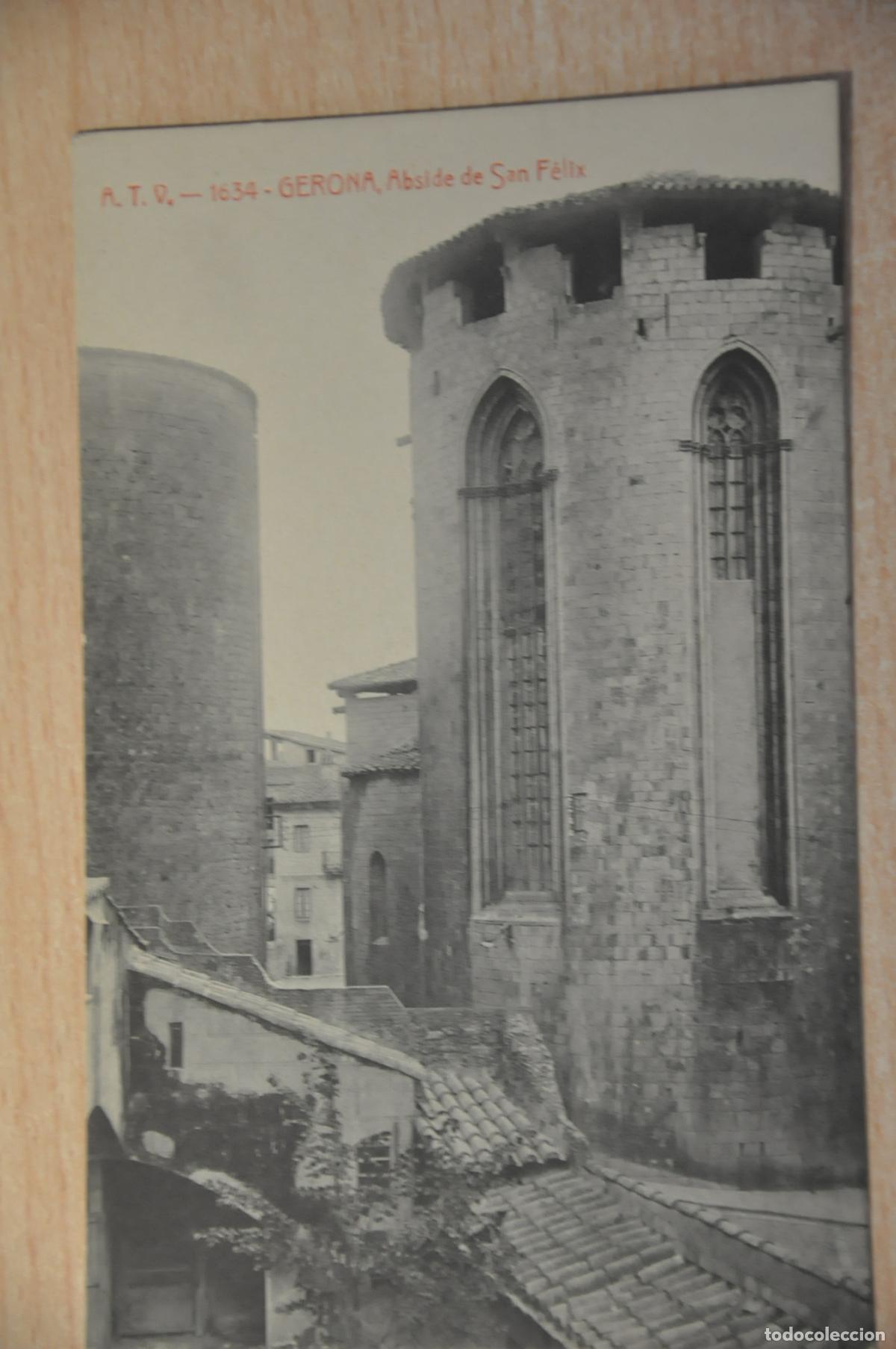 Postales: postal gerona, abside de san felix atv 1634