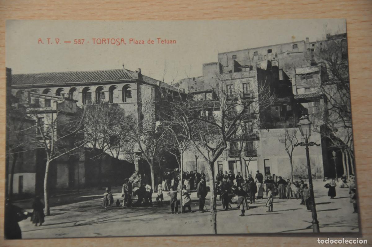 Postales: postal tortosa, plaza de tetuan atv 587en buen estado sin circular V1