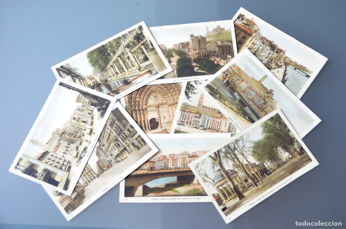 Postales: LOTE 10 POSTALES FOTOGRAFICAS ARTISTICAS RECUERDO DE L&Eacute;RIDA /LLEIDA- EDIC. ARRIBAS