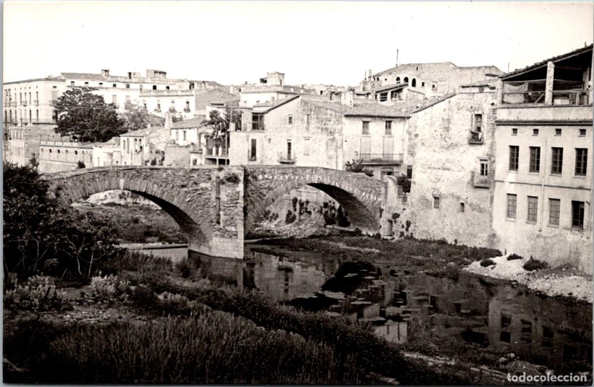 Postales: La Bisbal - R&iacute;o Dar&oacute; - Foto Riera - 140x91mm