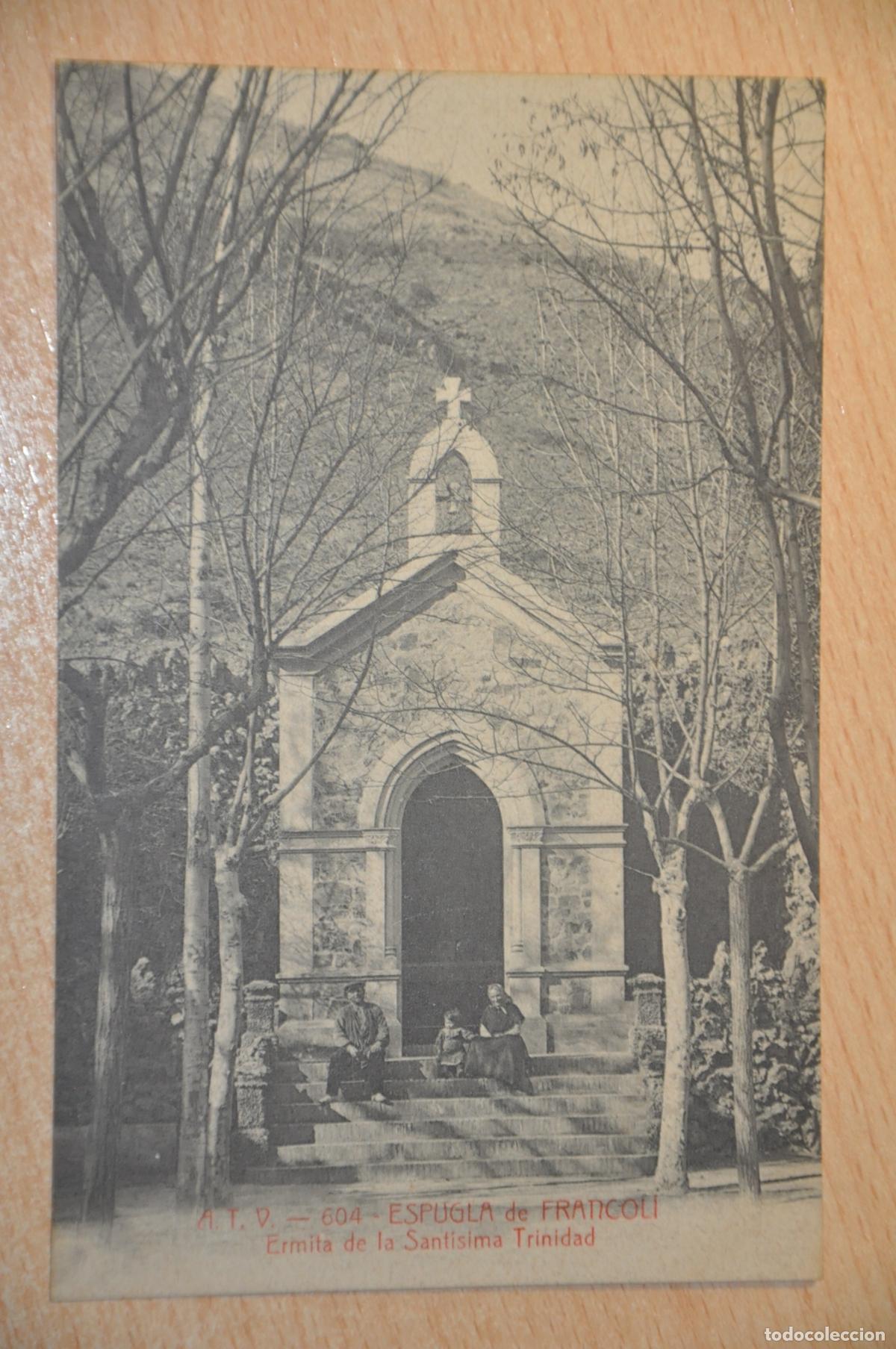 Postales: postal espugla de francoli, ermita de la santisima trinidad atv 604