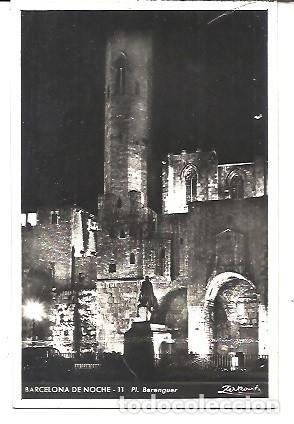 Postales: ANTIGUA POSTAL 11 BARCELONA DE NOCHE PL BERENGUER ZERKOWITZ