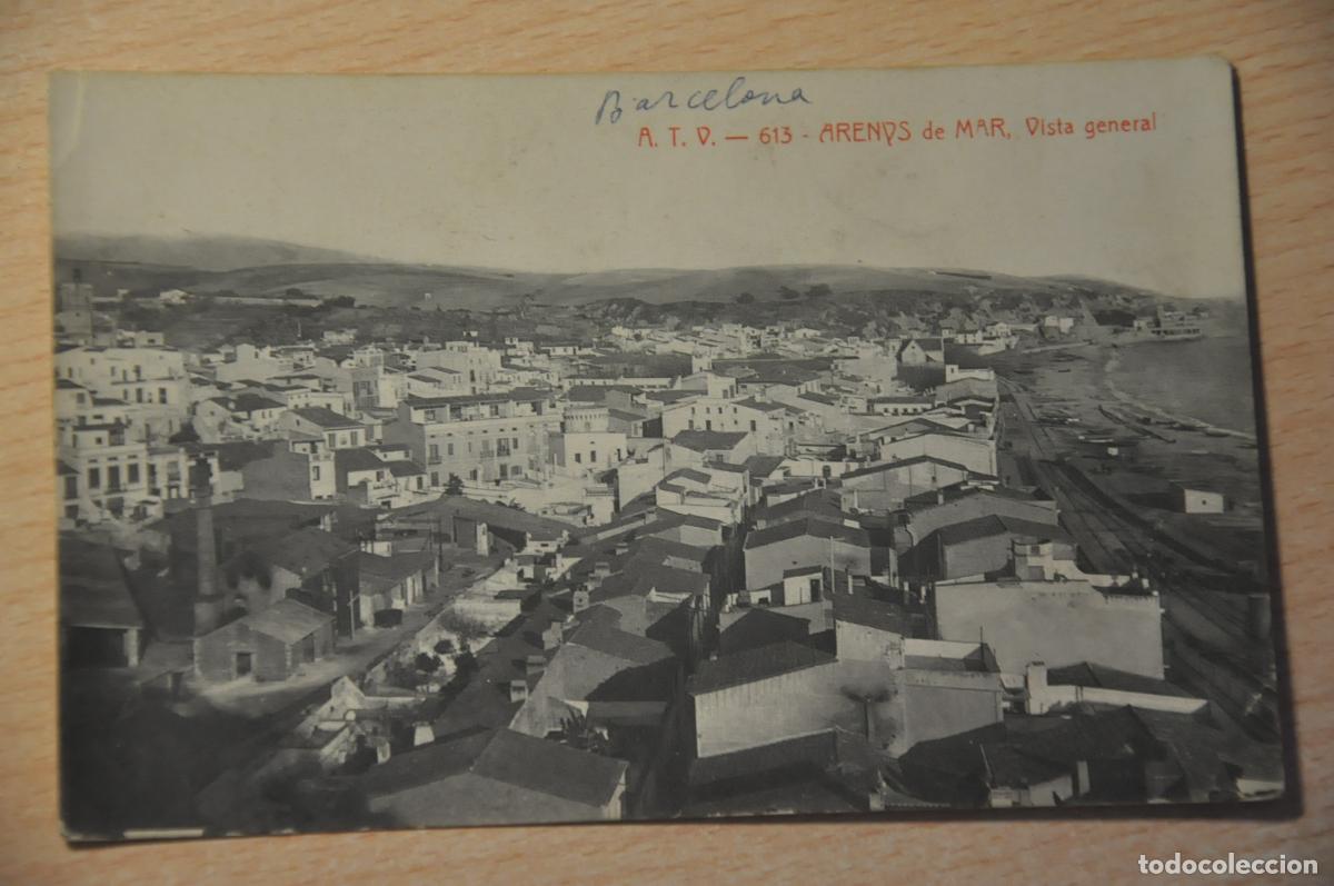 Postales: postal arenys de mar, vista general atv 613