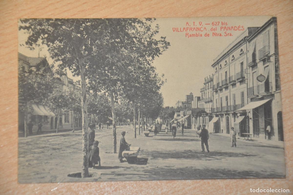 Postales: postal villafranca del panades, rambla de ntra.sra. atv 627 bis