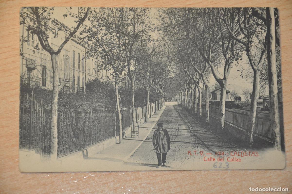 Postales: postal caldetas, calle del callao atv 623