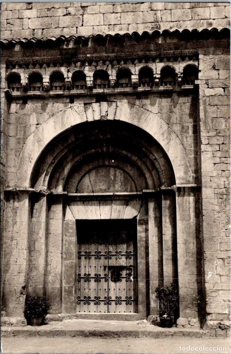 Postales: Moll&oacute; (Gerona) - Portada central de la Iglesia - Planesas - 140x91mm