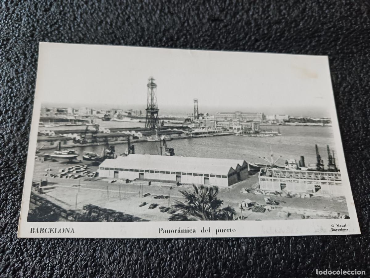 Postales: barcelona panoramica del puerto, ed. c. mauri