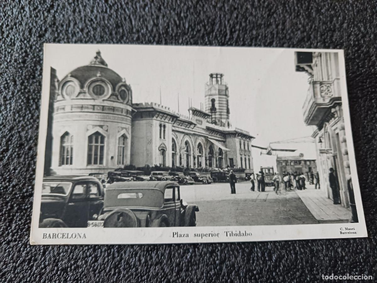 Postales: BARCELONA. plaza superior tibidabo, ed. c. mauri