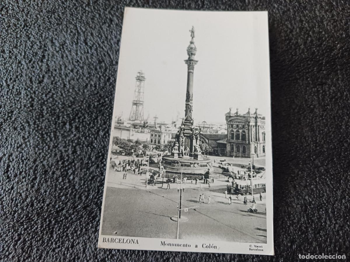 Postales: BARCELONA. monumento a colon, ed. c. mauri