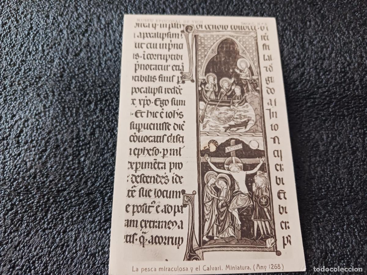 Postales: 6 museu episcopal de vich, la pesca miraculosa y el calvari, fot. thomas