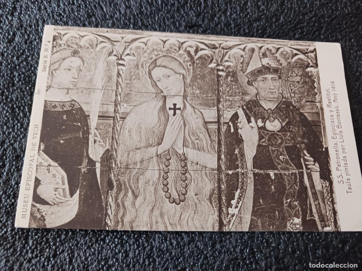 Postales: 4 museu episcopal de vich, ss petronella egipciaca y restitut, autor joan borrassa, fot. thomas