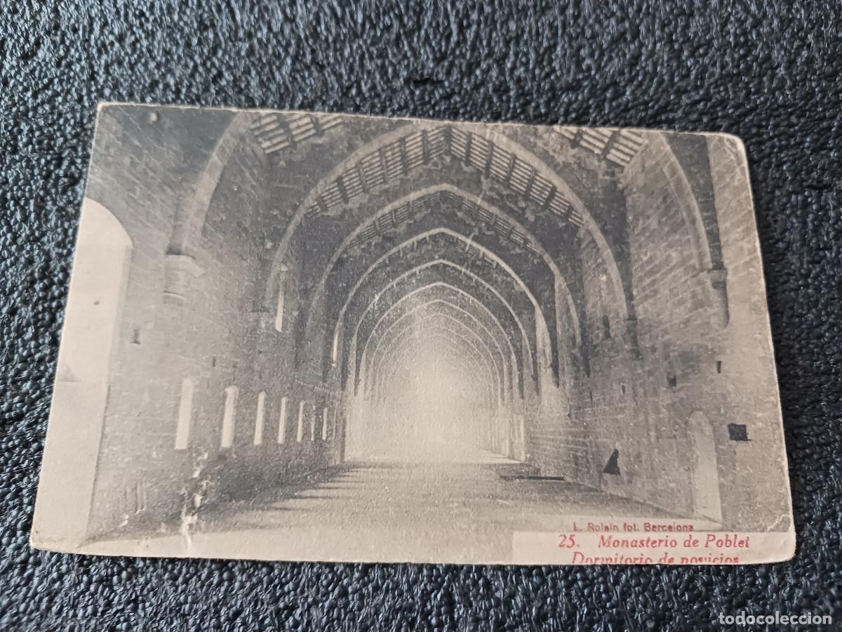 Postales: 25 monasterio de poblet dormitorio de novicios. l. roisin