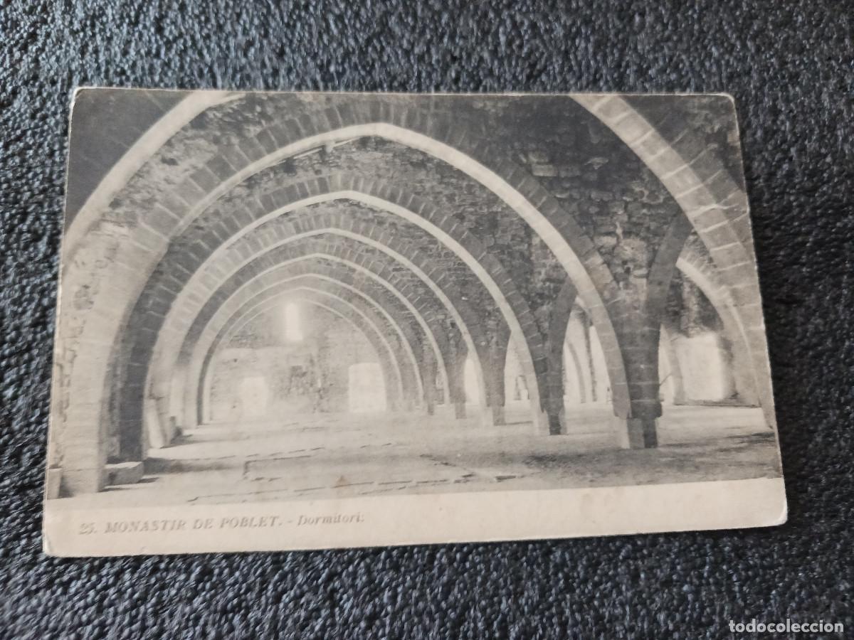 Postales: 23 monastir de poblet, dormitori, sin editor