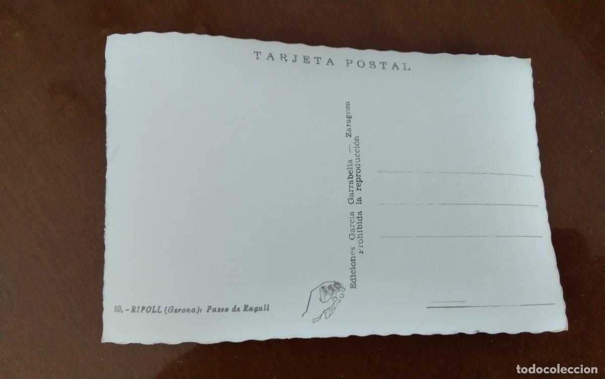 Postales: RIPOLL, POSTAL ANTIGUA , BLANCO Y NEGRO - Foto 3