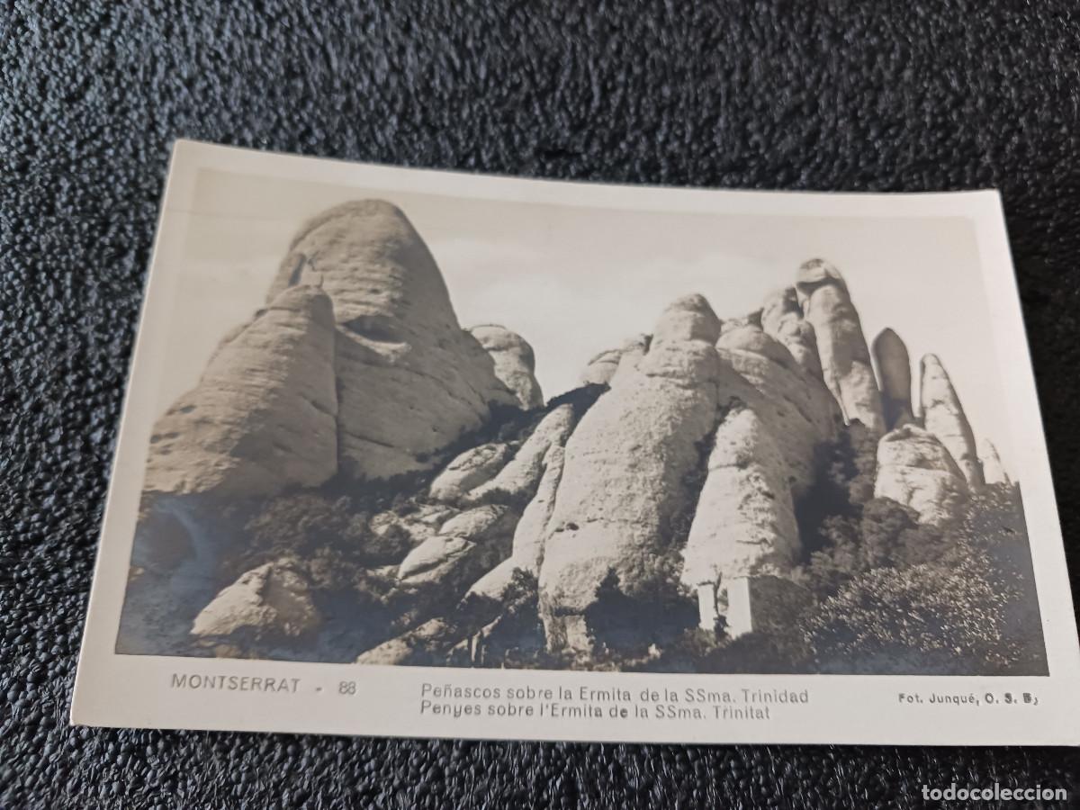 Postales: 88 montserrat pe&ntilde;ascos sobre la ermita, fot. junque