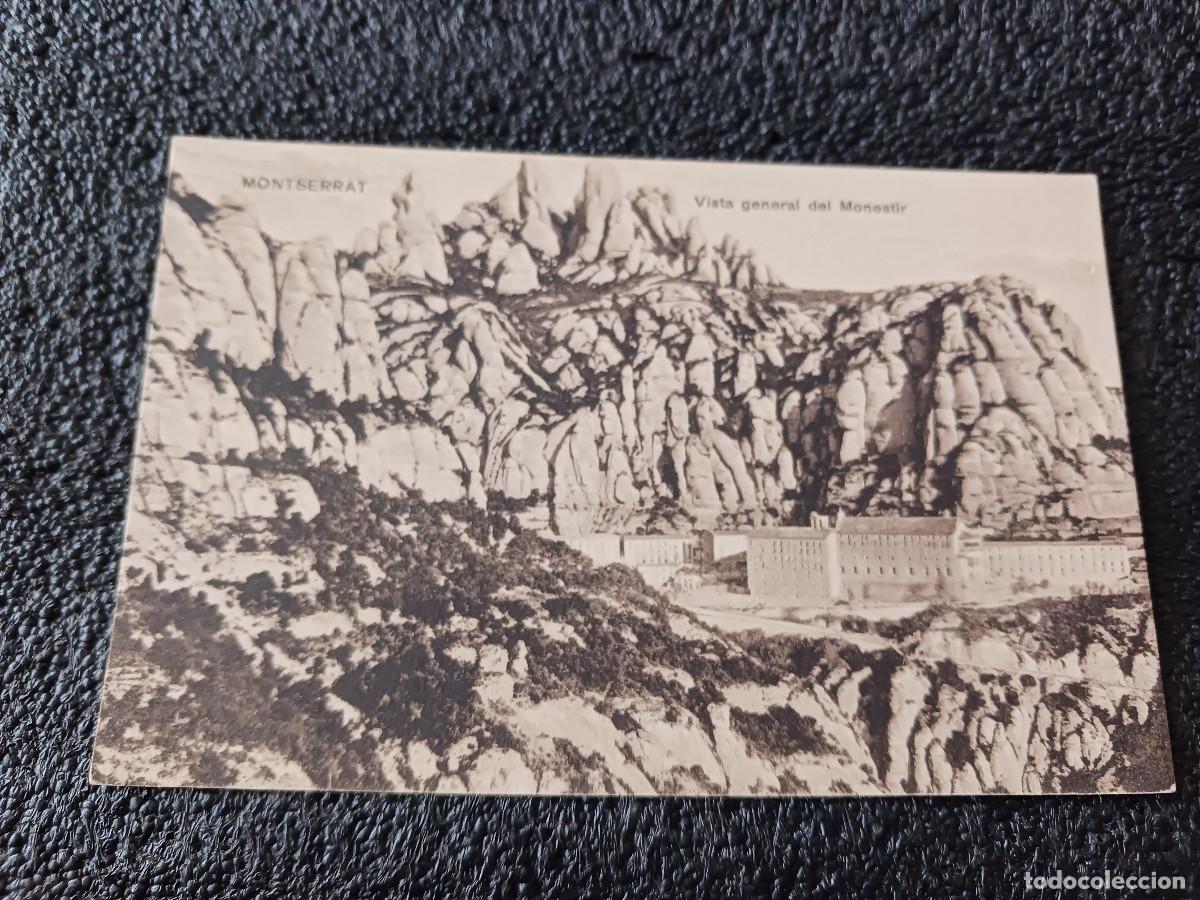 Postales: montserrat vista general del monestir, ed. theodor eismann, leipzig