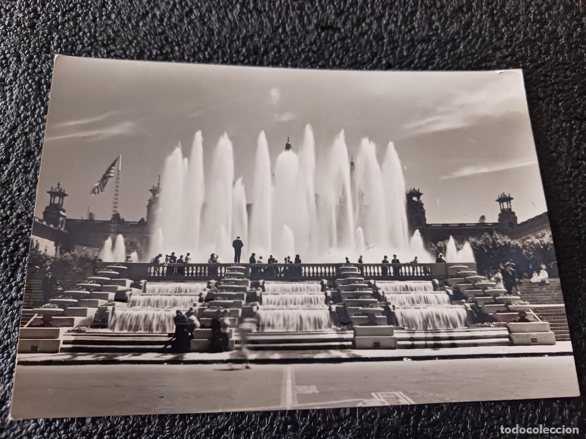 Postales: 6006 barcelona parque de montjuich, fuente magica, ed. soberanas, circulada 1956
