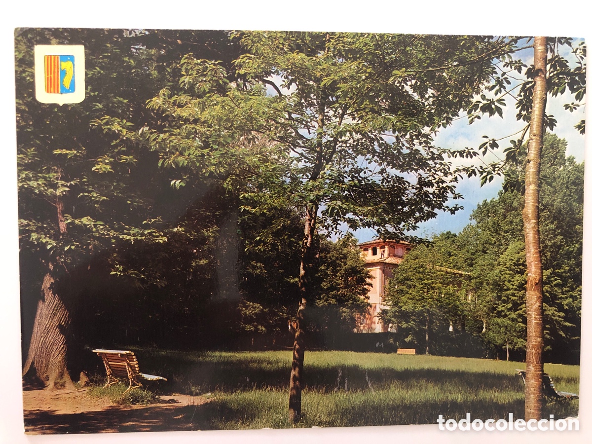 Postales: Postal Olot a&ntilde;os 70 con sello de Franco de 2 pesetas